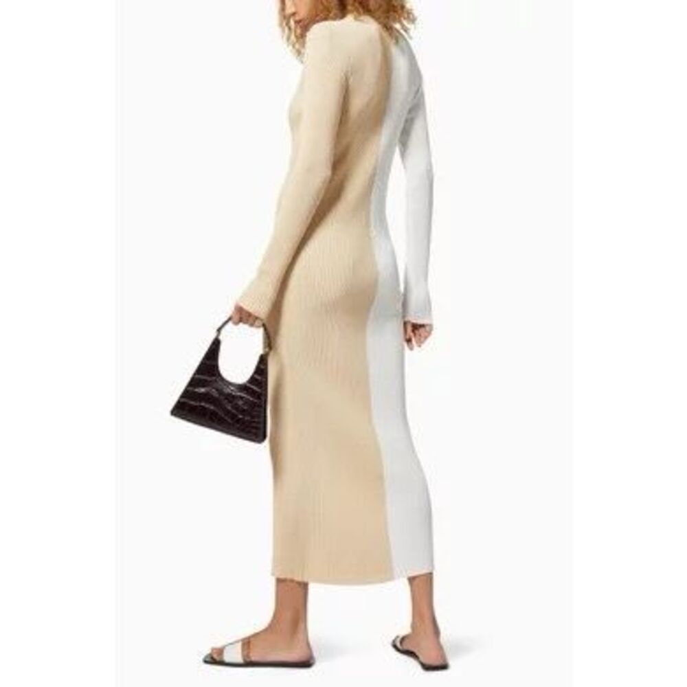 NWT STAUD Shoko Colorblock Body-Con Sweaterdress Size S $165 - Picture 3 of 10